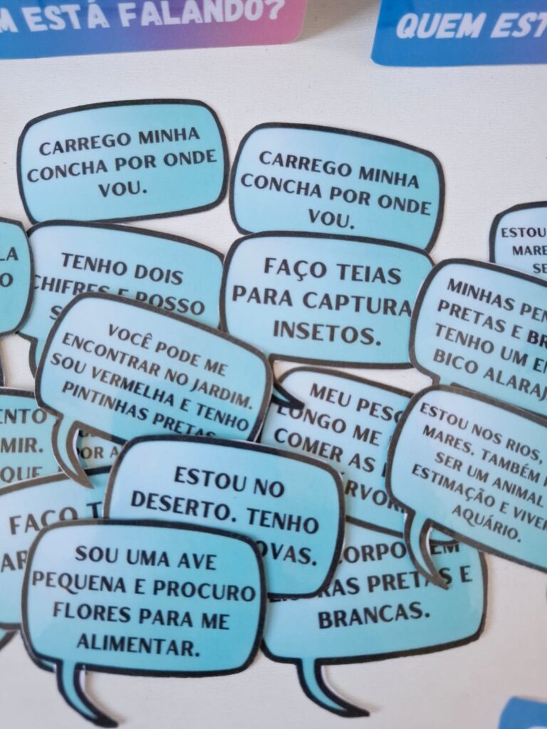 Quem está falando? – Atividades Edukar