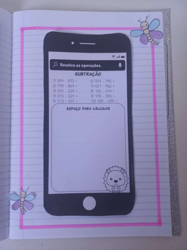 Iphone da matemática - (adições e subtrações com reagrupamento) - Image 14