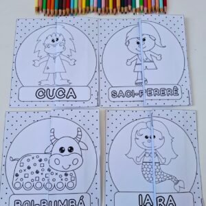 Atividade interativa - Personagens do folclore (Ed. Infantil)