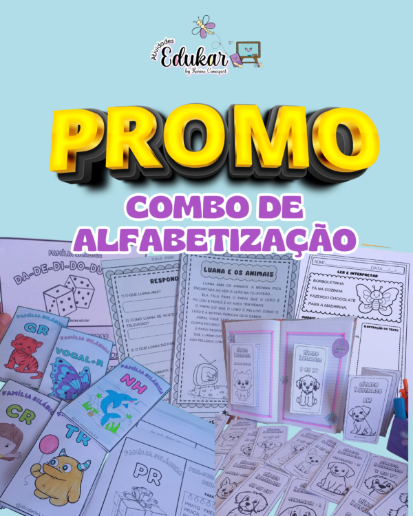 Combo de alfabetização + de 200 páginas