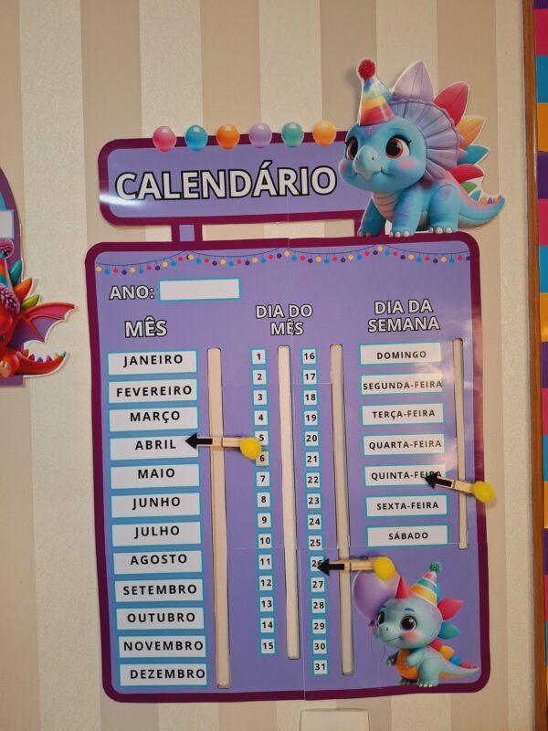 Kit de Volta às aulas Educação Infantil – A festa dos dinos - Image 24