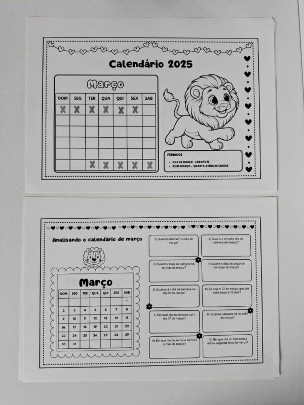 Calendário 2025 - Pacote de atividades - Image 13