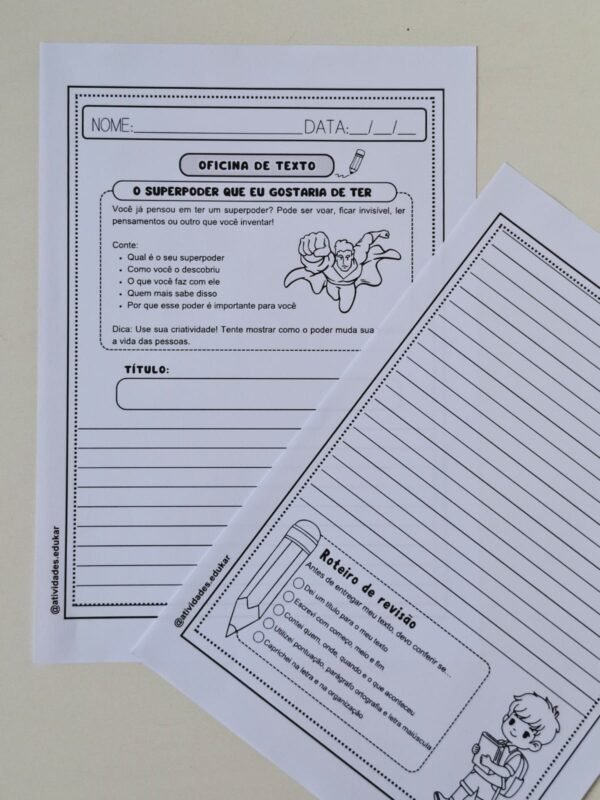 Oficina de texto - pacote de atividades - Imagem 3