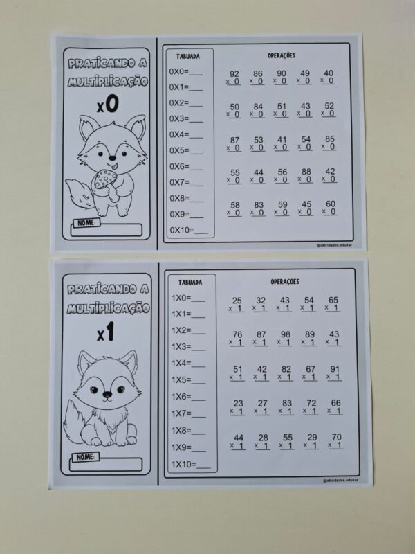 Folhetinhos - Praticando a multiplicação - Imagem 6