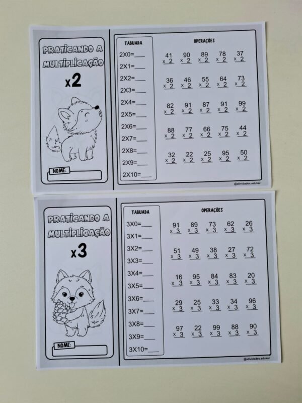 Folhetinhos - Praticando a multiplicação - Imagem 10