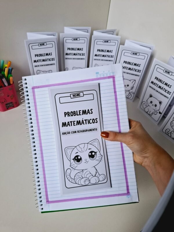 Folhetinhos de problemas matemáticos (adição e subtração) - Imagem 3