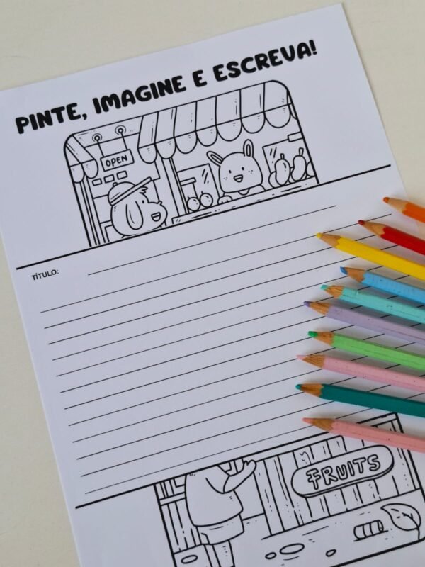Pinte, imagine e escreva - Imagem 7