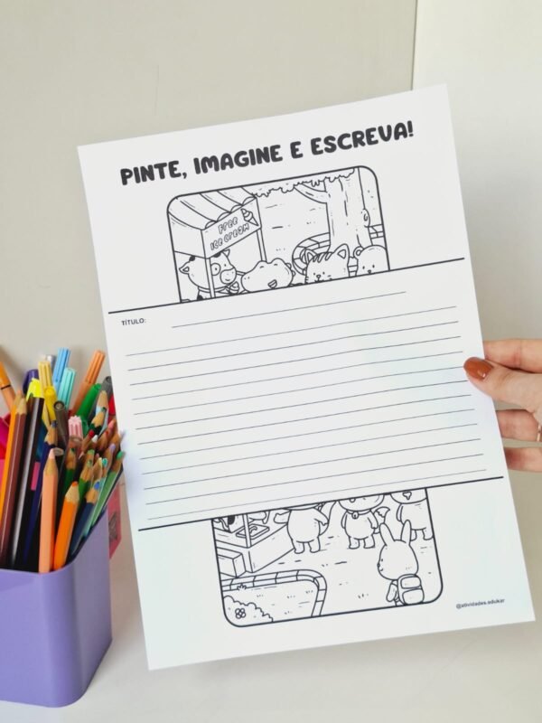 Pinte, imagine e escreva - Imagem 13