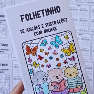 Folhetinhos de Adições e Subtrações com Milhar