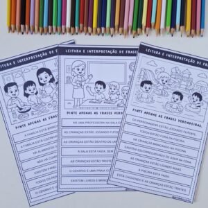 Leitura e interpretação de frases