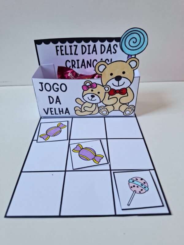 Jogo da Velha com Porta-Doces
