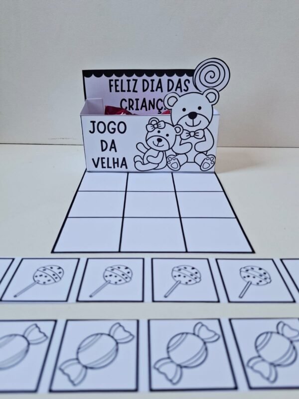 Jogo da Velha com Porta-Doces - Imagem 2