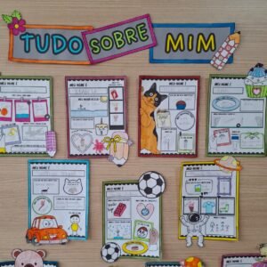 Tudo sobre mim - Atividade/mural de volta às aulas
