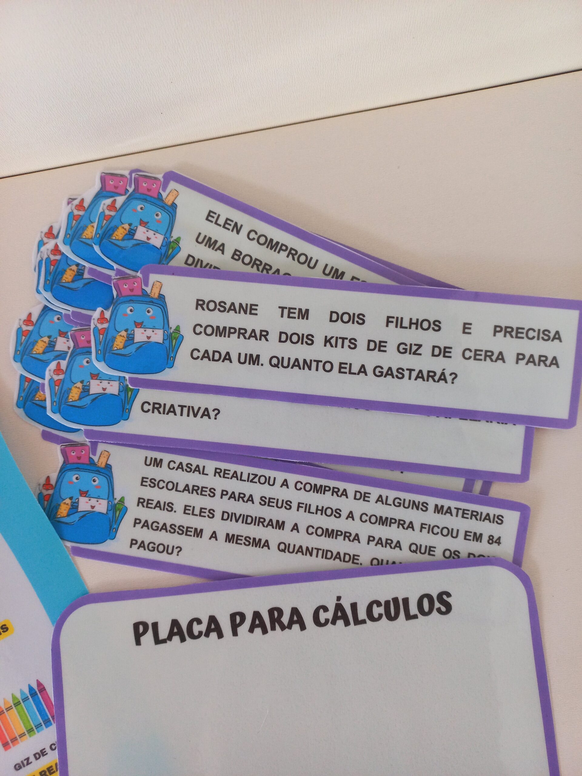 Papelaria Criativa (adição, subtração, multiplicação e divisão com reserva) - Imagem 5