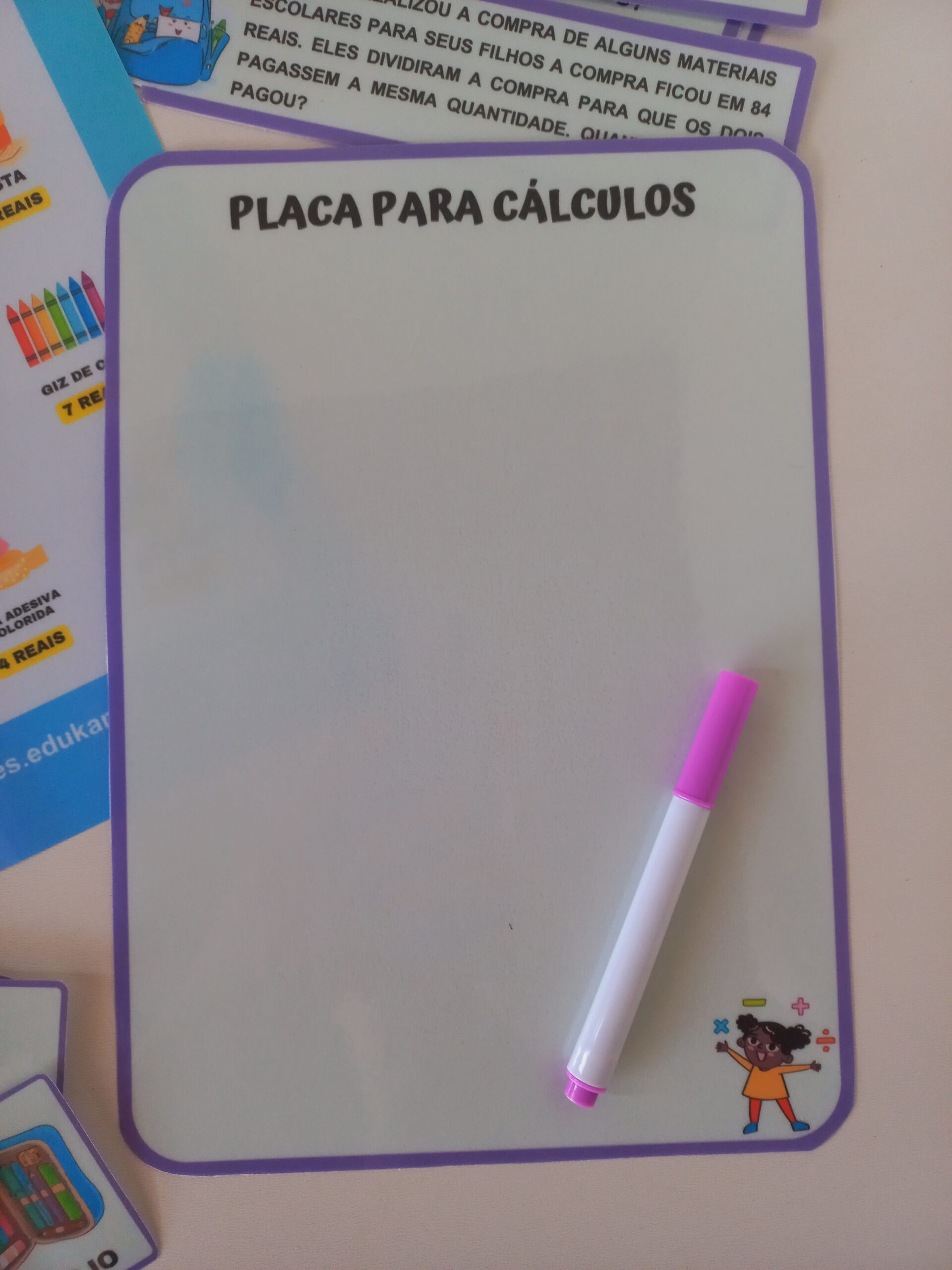 Papelaria Criativa (adição, subtração, multiplicação e divisão com reserva) - Imagem 4