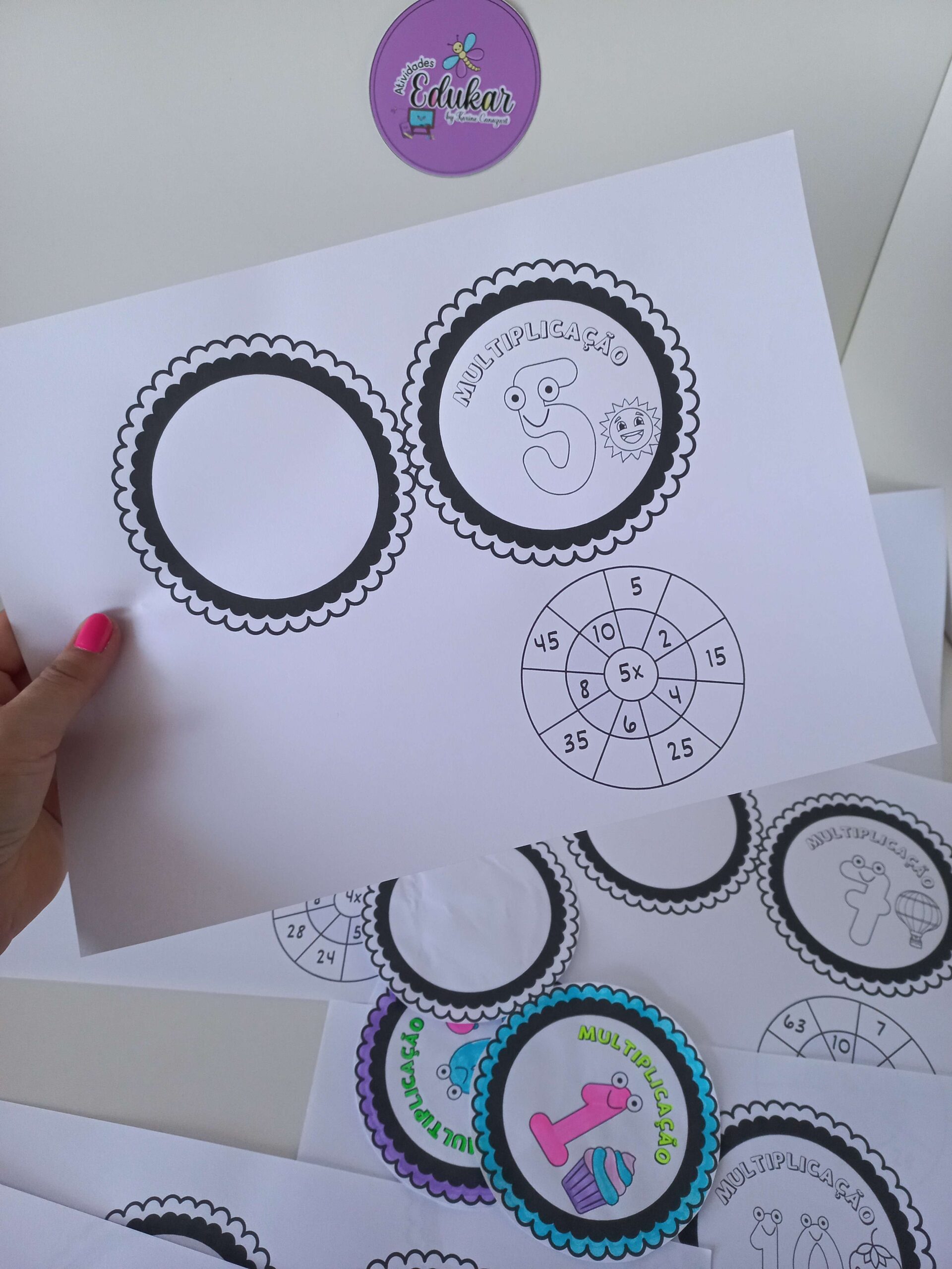Folhetinhos da Tabuada de Multiplicação - Imagem 9