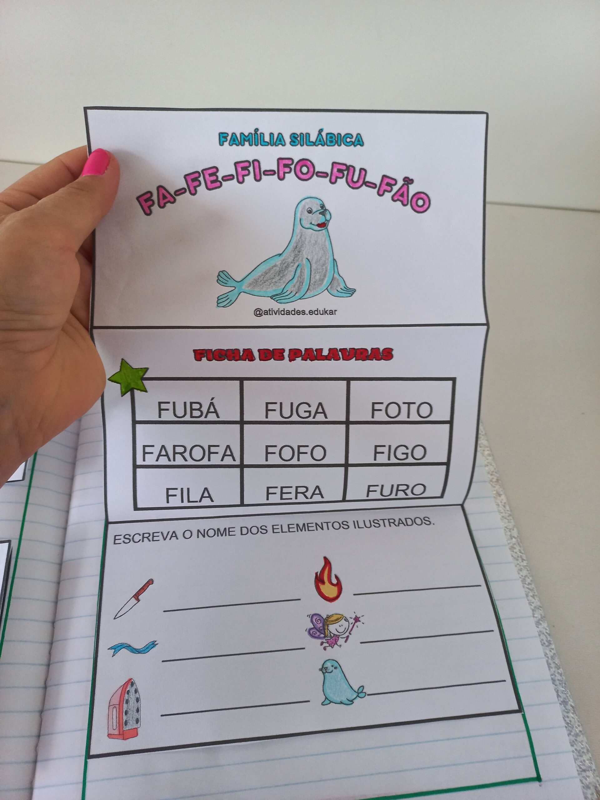 Folhetinhos de Sílabas Simples - Imagem 6