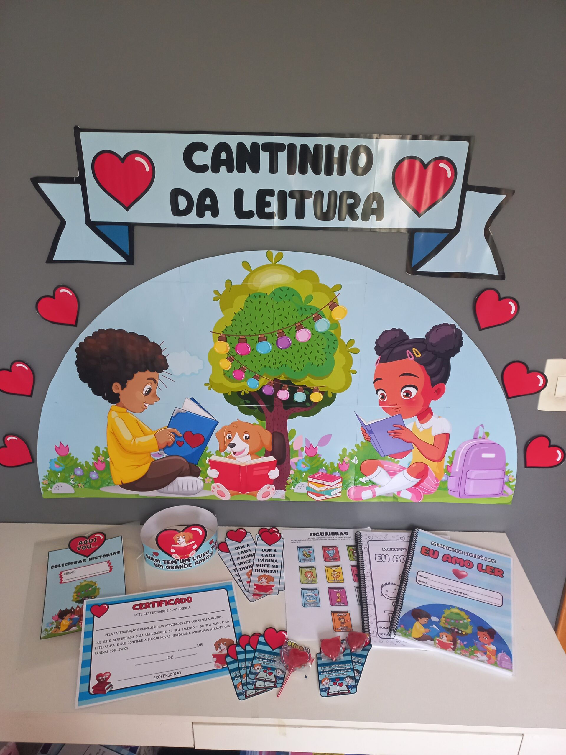  Kit Literário “Eu amo ler"