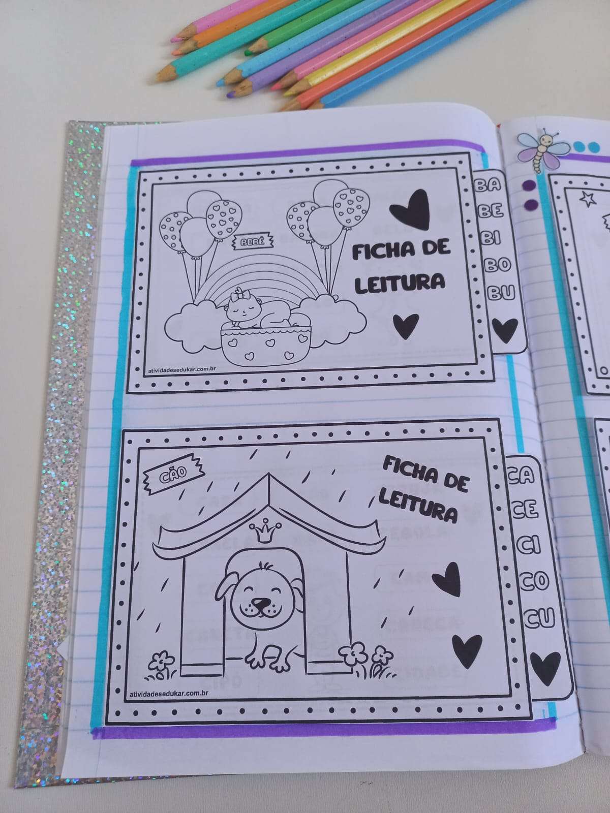 Fichas de leitura de palavras ( SÍLABAS SIMPLES) - Imagem 2