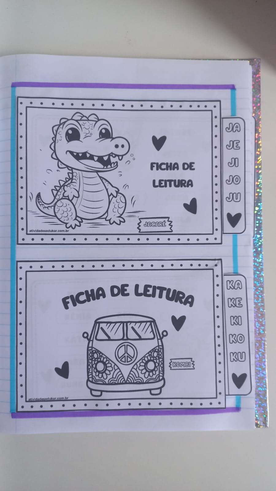 Fichas de leitura de palavras ( SÍLABAS SIMPLES) - Imagem 8