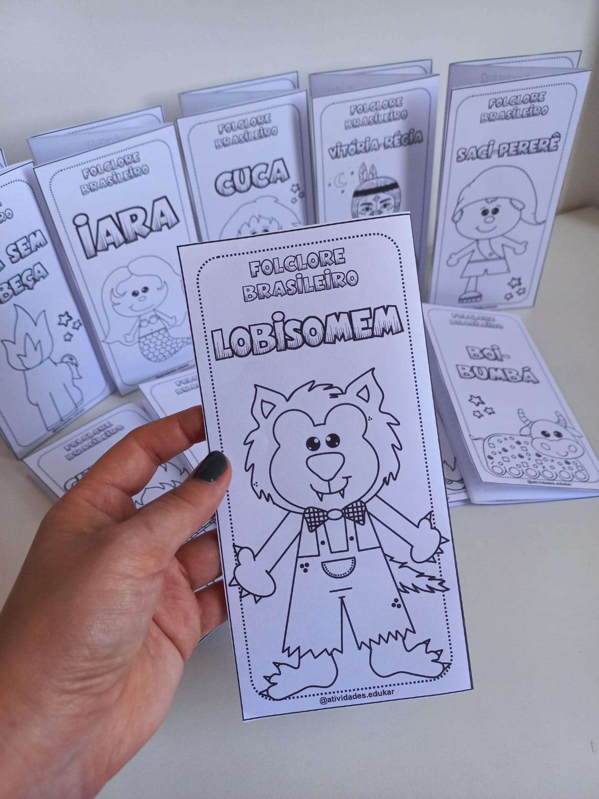 Folhetinhos - Personagens do folclore brasileiro - (Anos Iniciais)