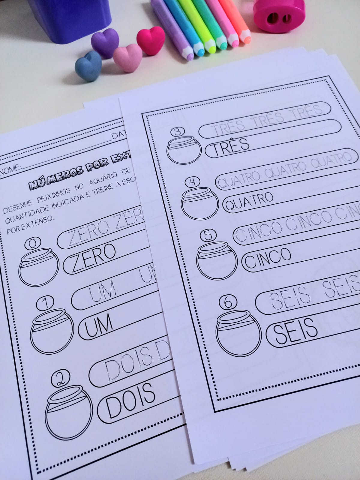 Números de 0 a 9 – Pacote de atividade - Imagem 15