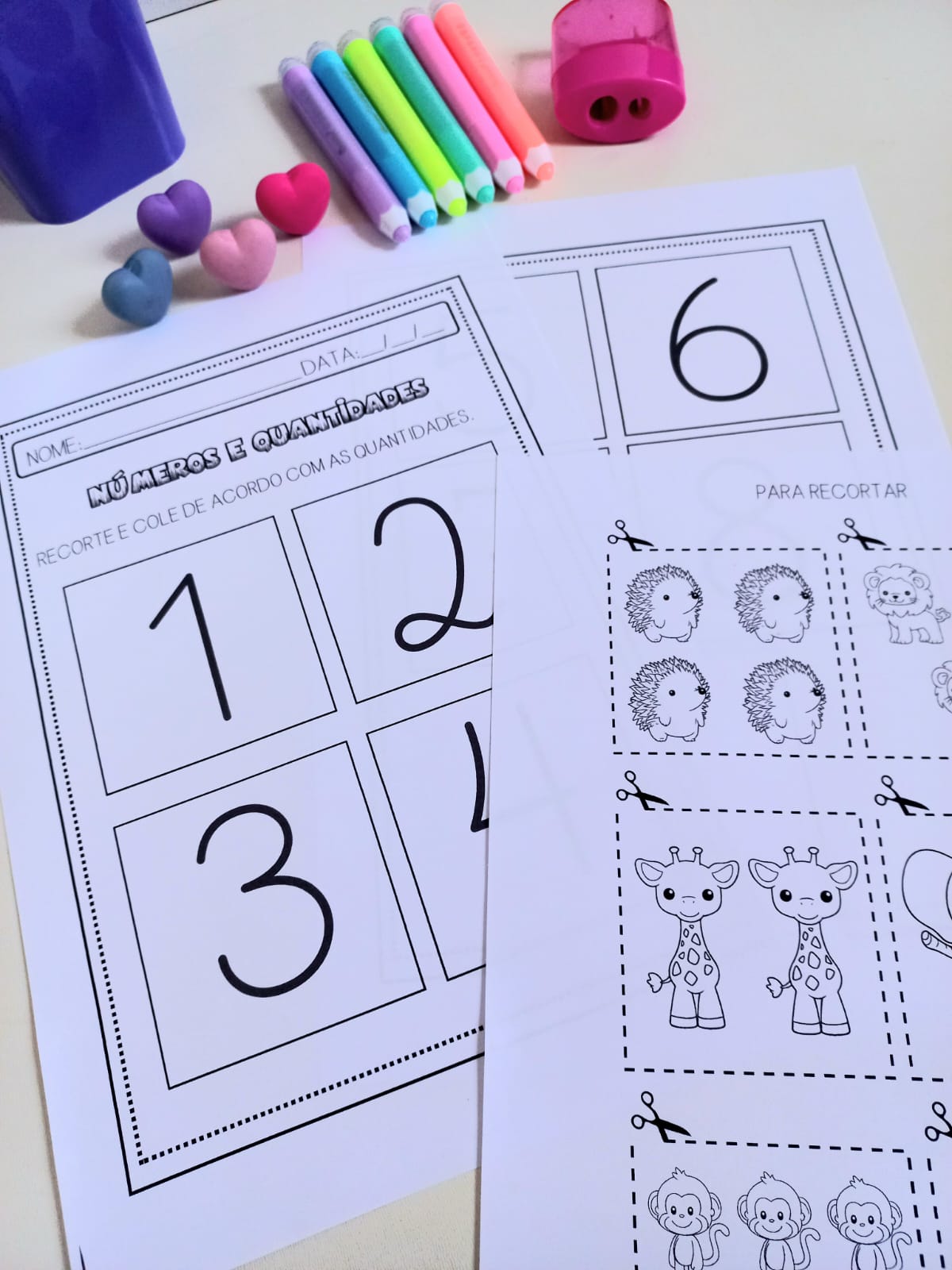 Números de 0 a 9 – Pacote de atividade - Imagem 13