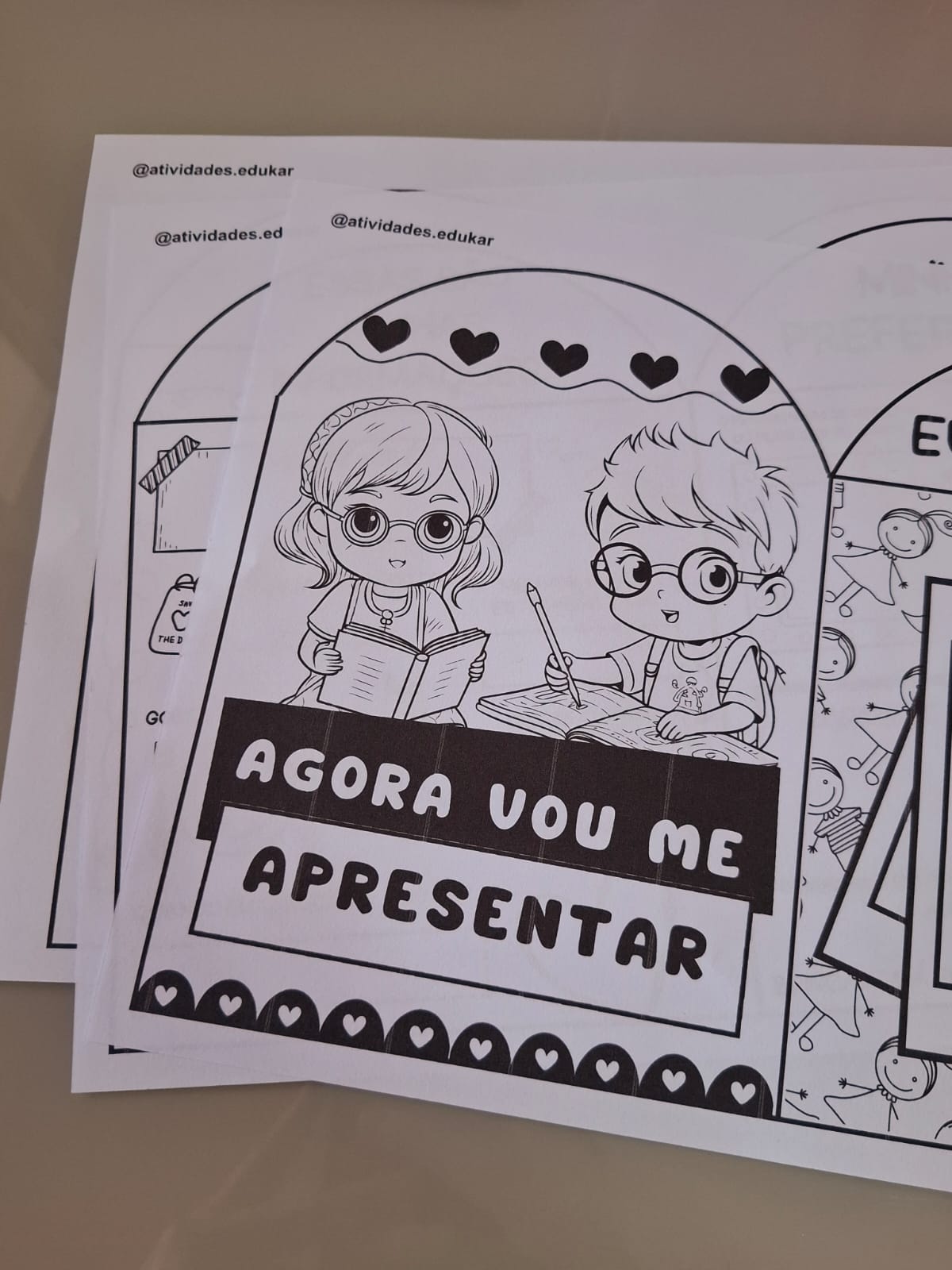 Agora vou me apresentar - Volta às aulas - Imagem 5