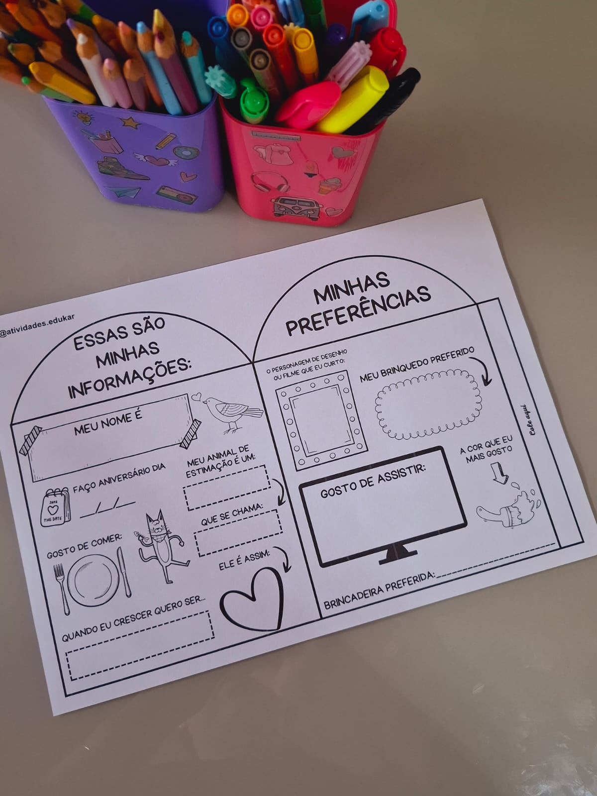 Agora vou me apresentar - Volta às aulas - Imagem 7
