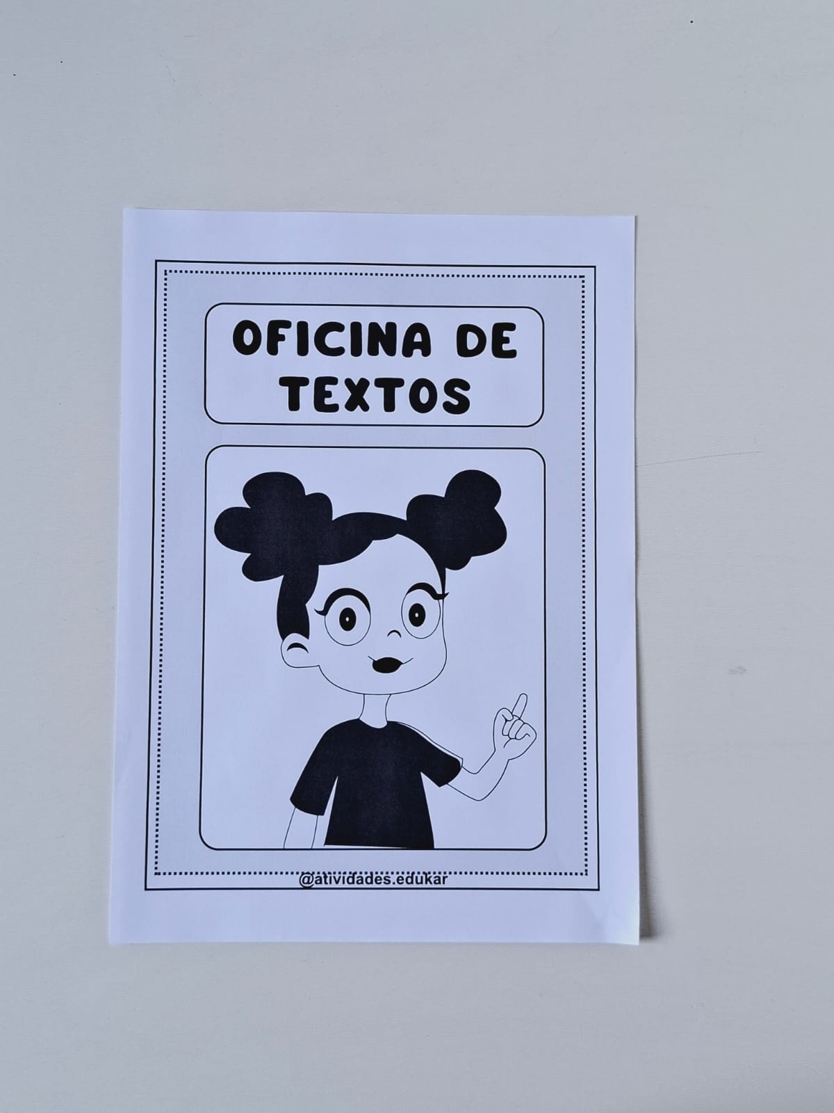 Oficina de texto - pacote de atividades