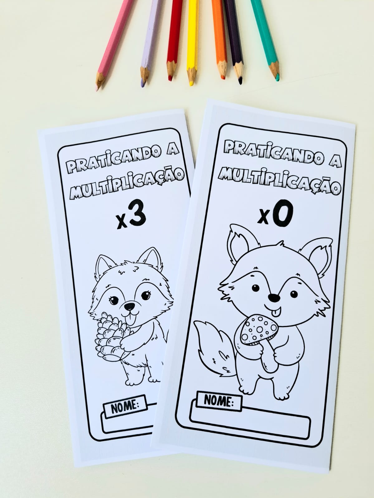 Folhetinhos - Praticando a multiplicação
