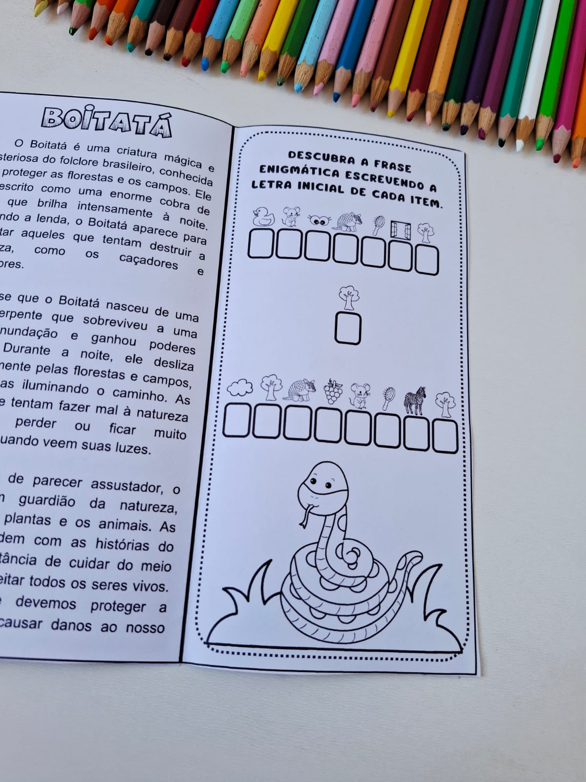 Folhetinhos - Personagens do folclore brasileiro - (Anos Iniciais) - Imagem 9