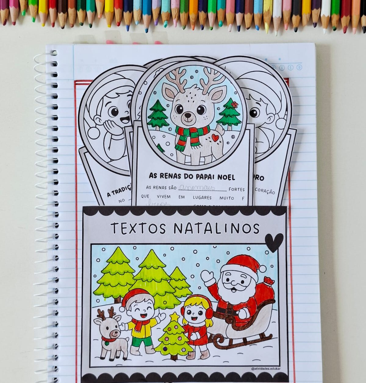 Textos Natalinos - para ler e completar