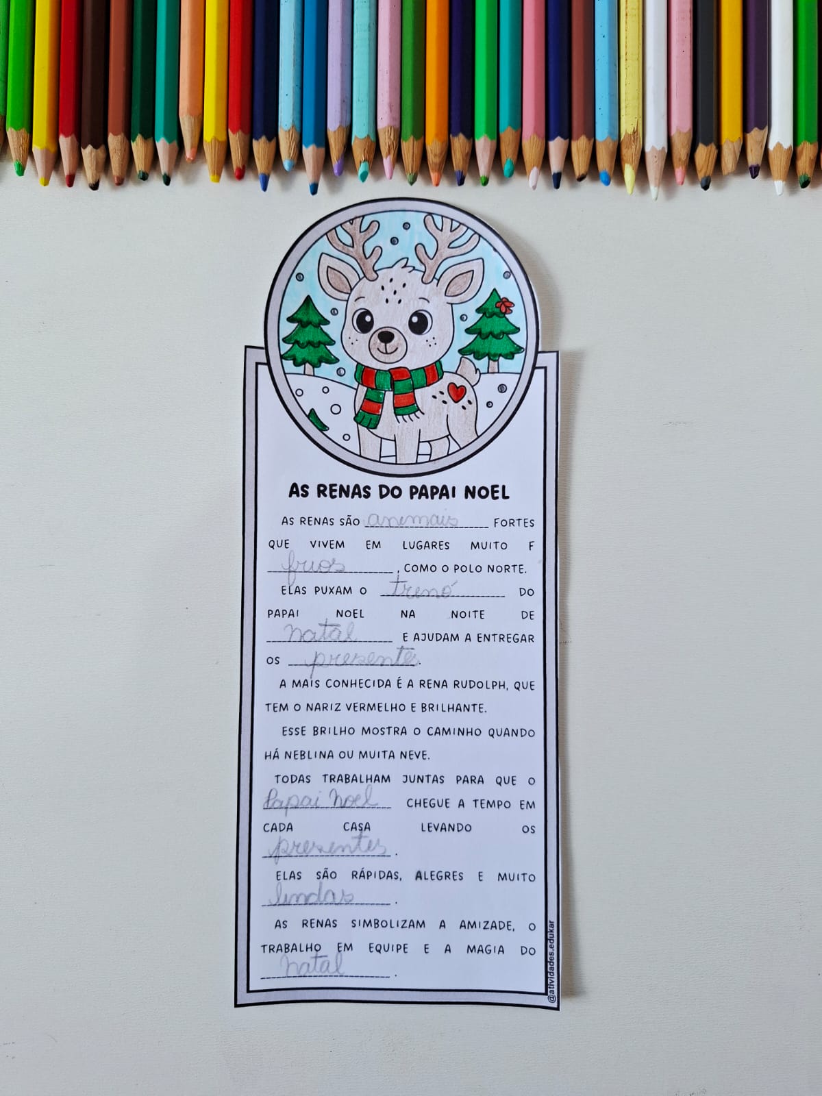 Textos Natalinos - para ler e completar - Imagem 6