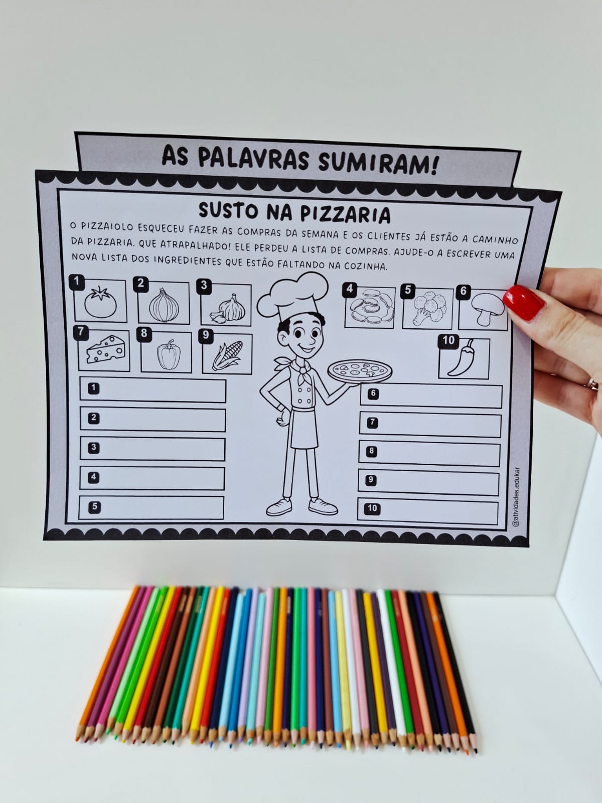 As palavras sumiram - Ditado ilustrado - Imagem 10