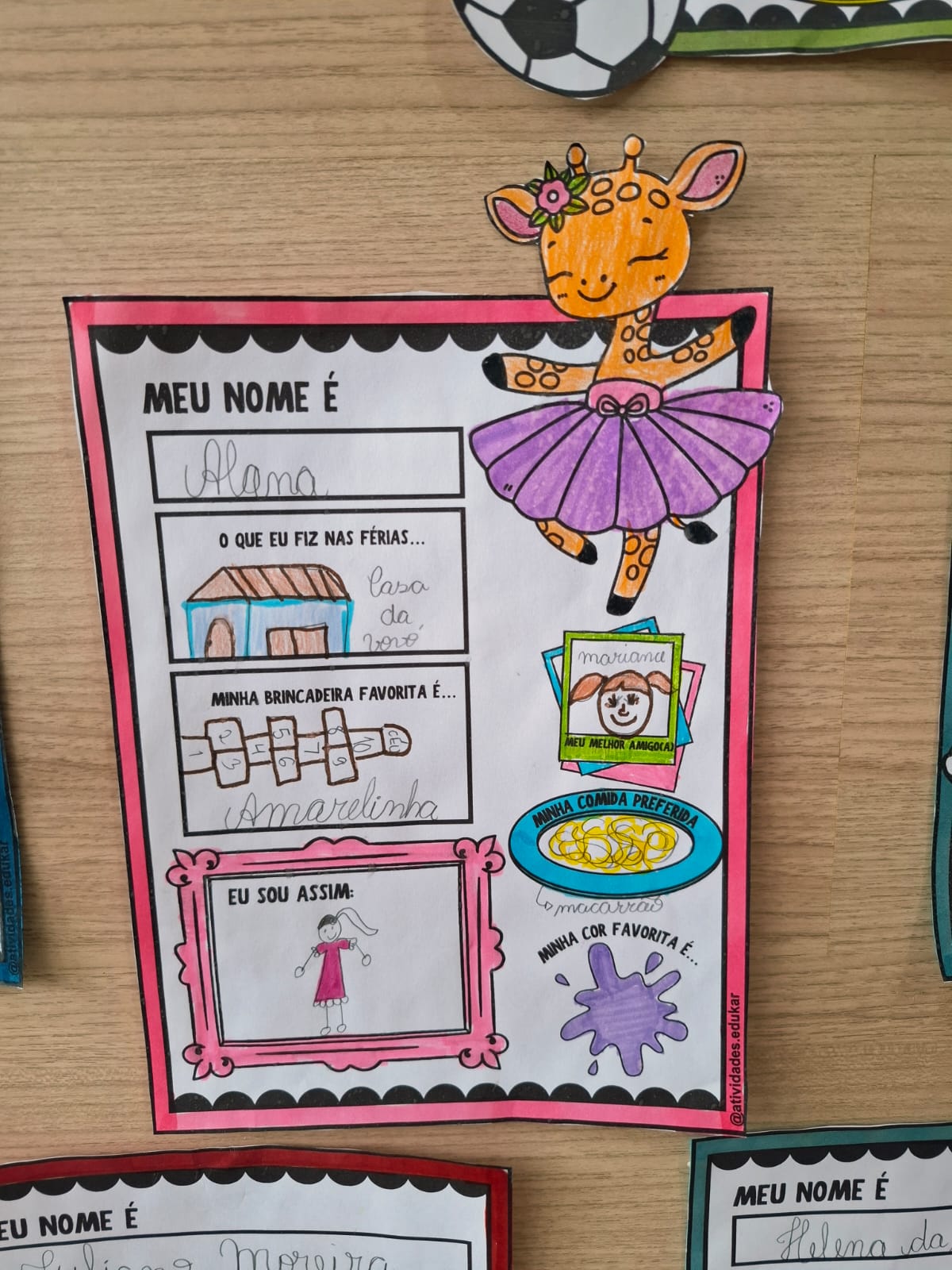 Tudo sobre mim - Atividade/mural de volta às aulas - Imagem 8