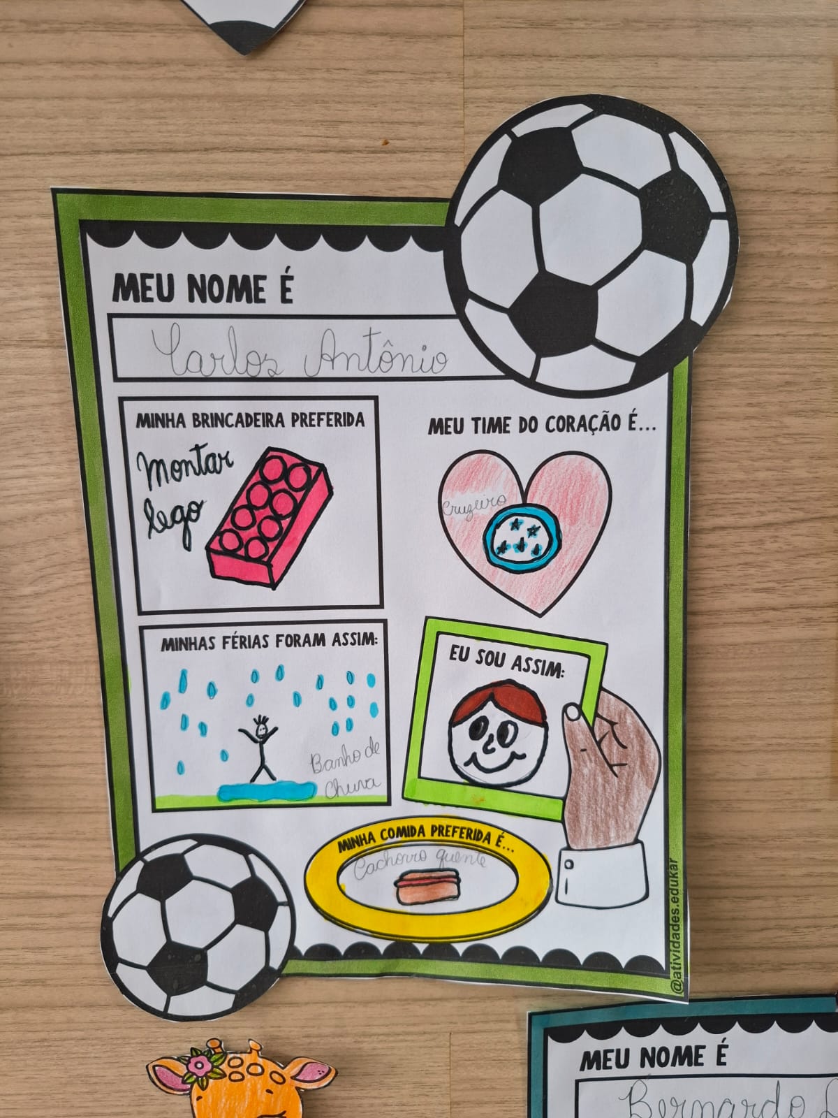 Tudo sobre mim - Atividade/mural de volta às aulas - Imagem 10