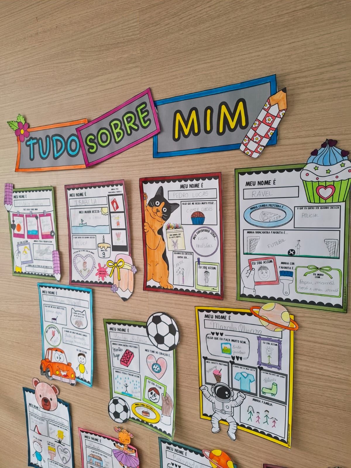 Tudo sobre mim - Atividade/mural de volta às aulas - Imagem 2