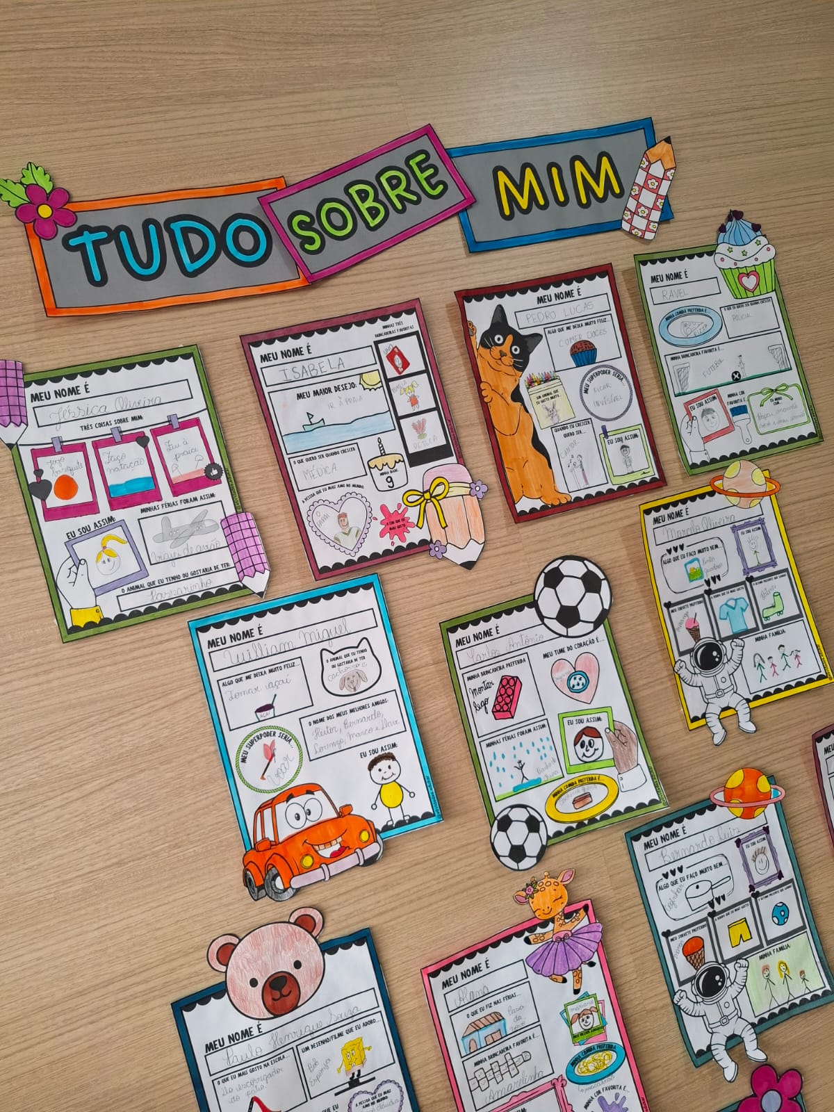 Tudo sobre mim - Atividade/mural de volta às aulas - Imagem 16