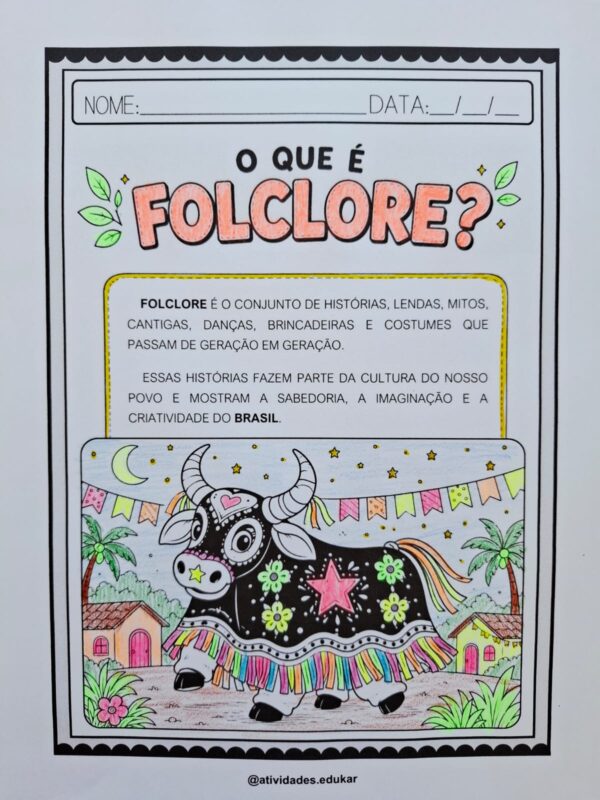 Atividades -  Folclore
